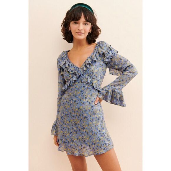 NWT Free People Sweetest Thing Floral Mini Dress - Picture 1 of 7